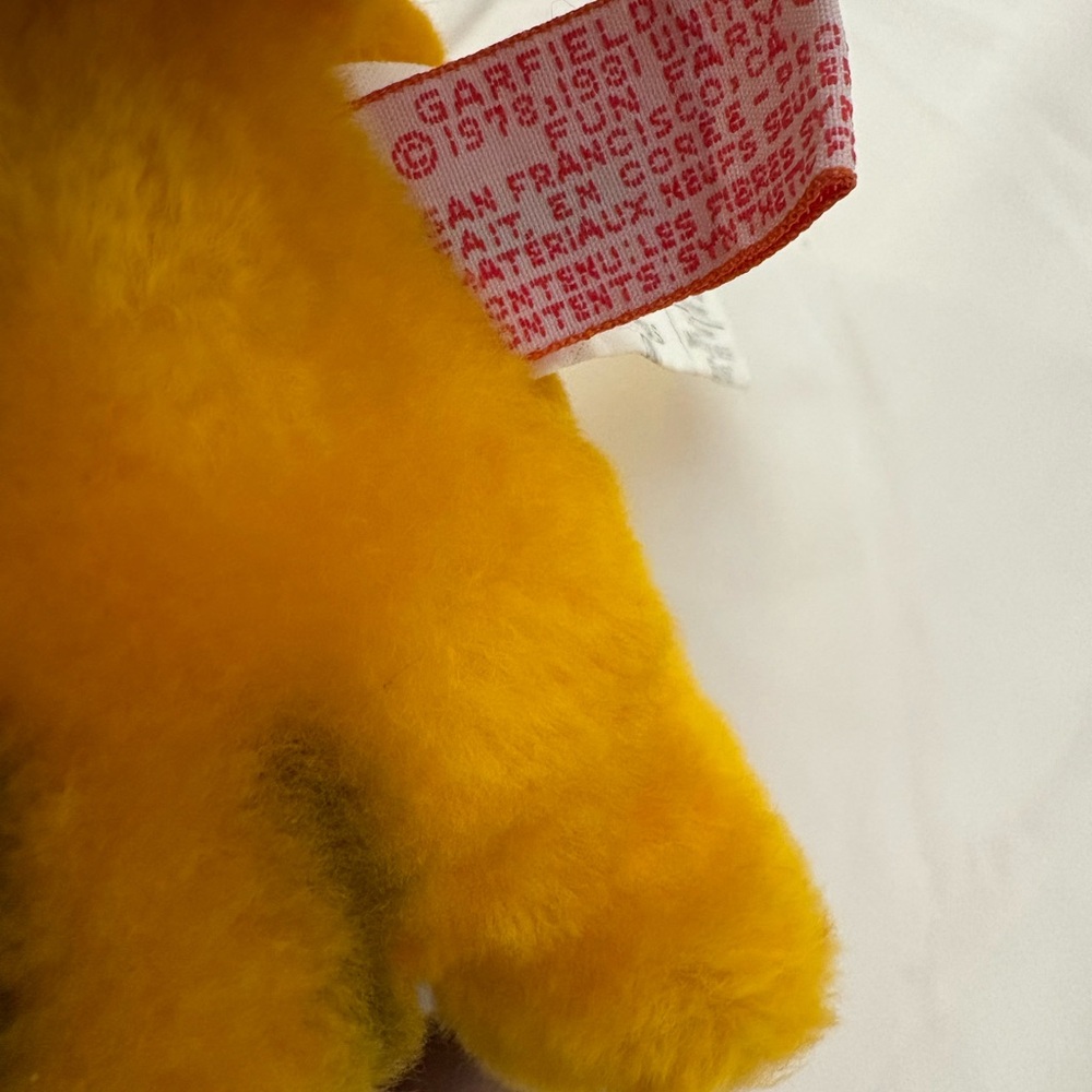 Rare 1978 Garfield Baseball Hero collectable with Tag. - Picture 4 of 7